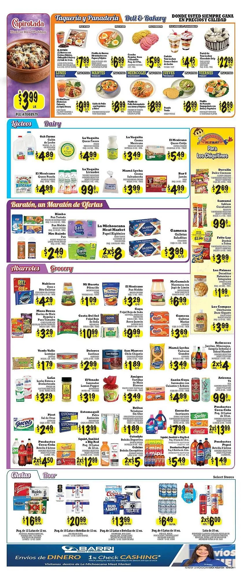 Weekly ad La Michoacana weekly ad from February 18 to March 3 2026 - Page 2