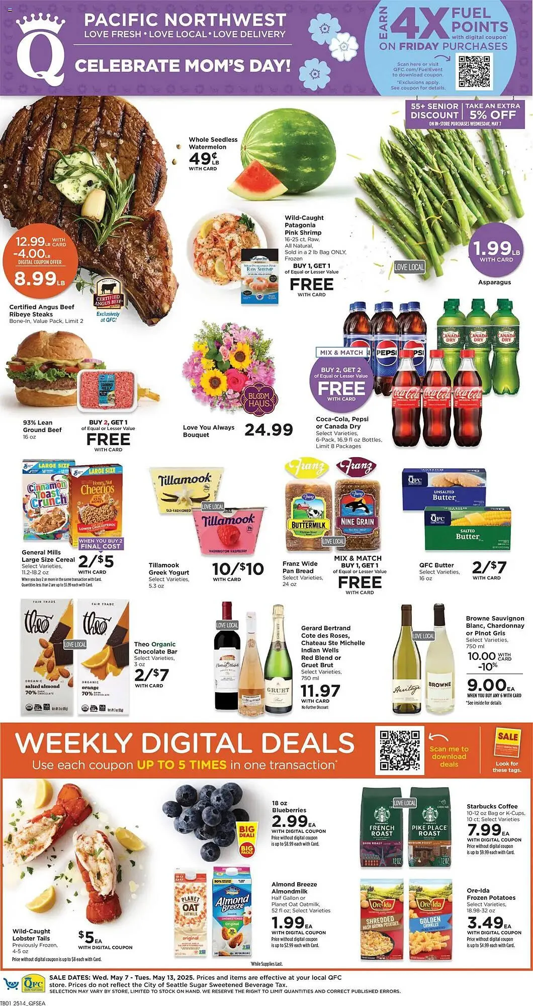 Weekly ad QFC Weekly Ad from May 7 to May 13 2025 - Page 1