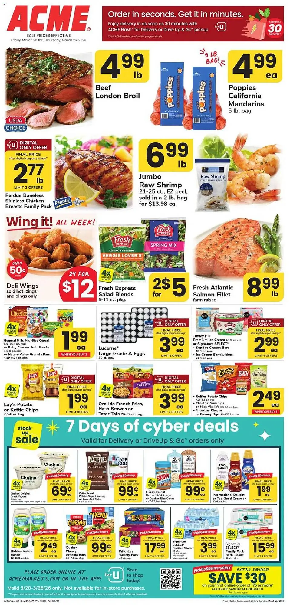 Weekly ad ACME weekly ad from March 20 to March 27 2026 - Page 1