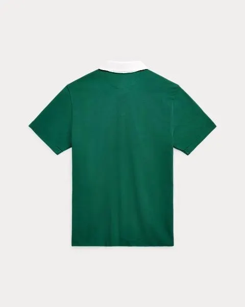 Bear Cotton Short-Sleeve Rugby Shirt