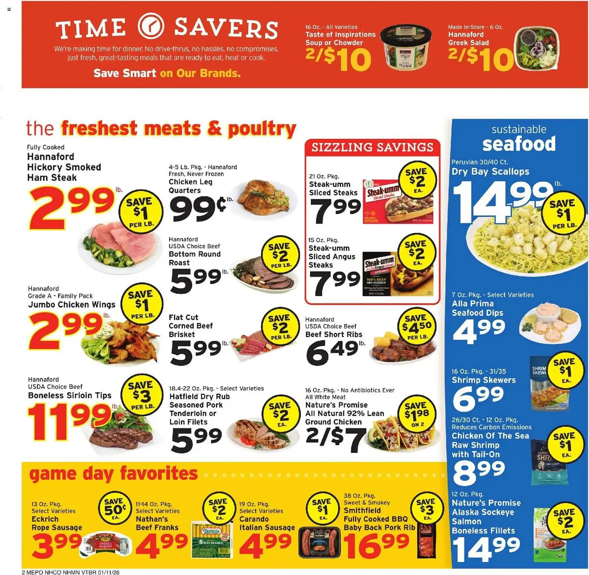 Weekly ad Hannaford flyer from January 11 to January 18 2026 - Page 2
