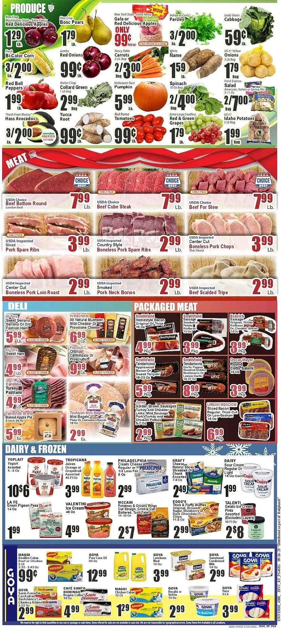 Weekly ad Food Universe circular from September 26 to October 2 2025 - Page 4