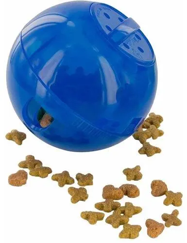PetSafe Slim Cat Interactive Cat Feeder, Blue