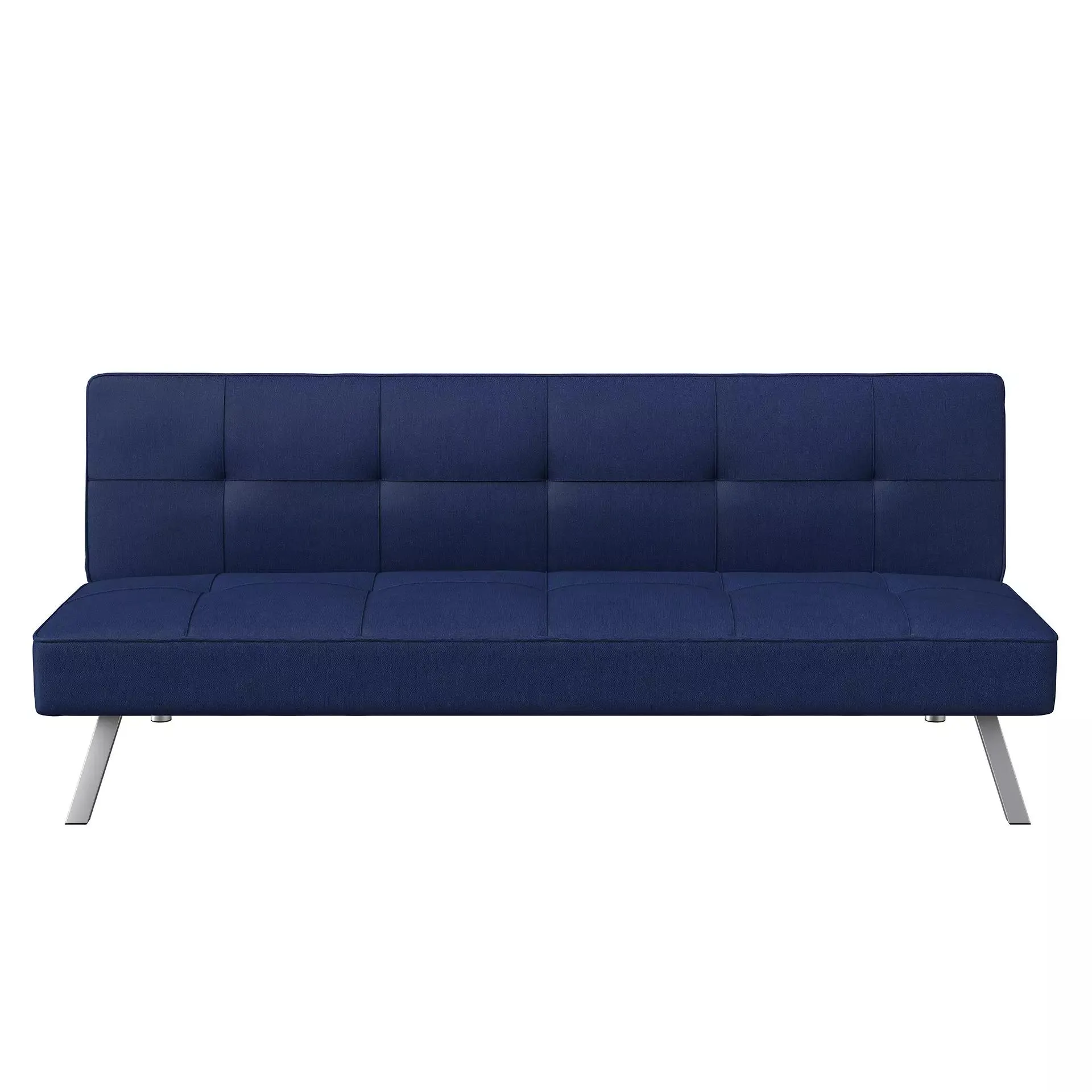 Corey Navy Blue Convertible Sofa
