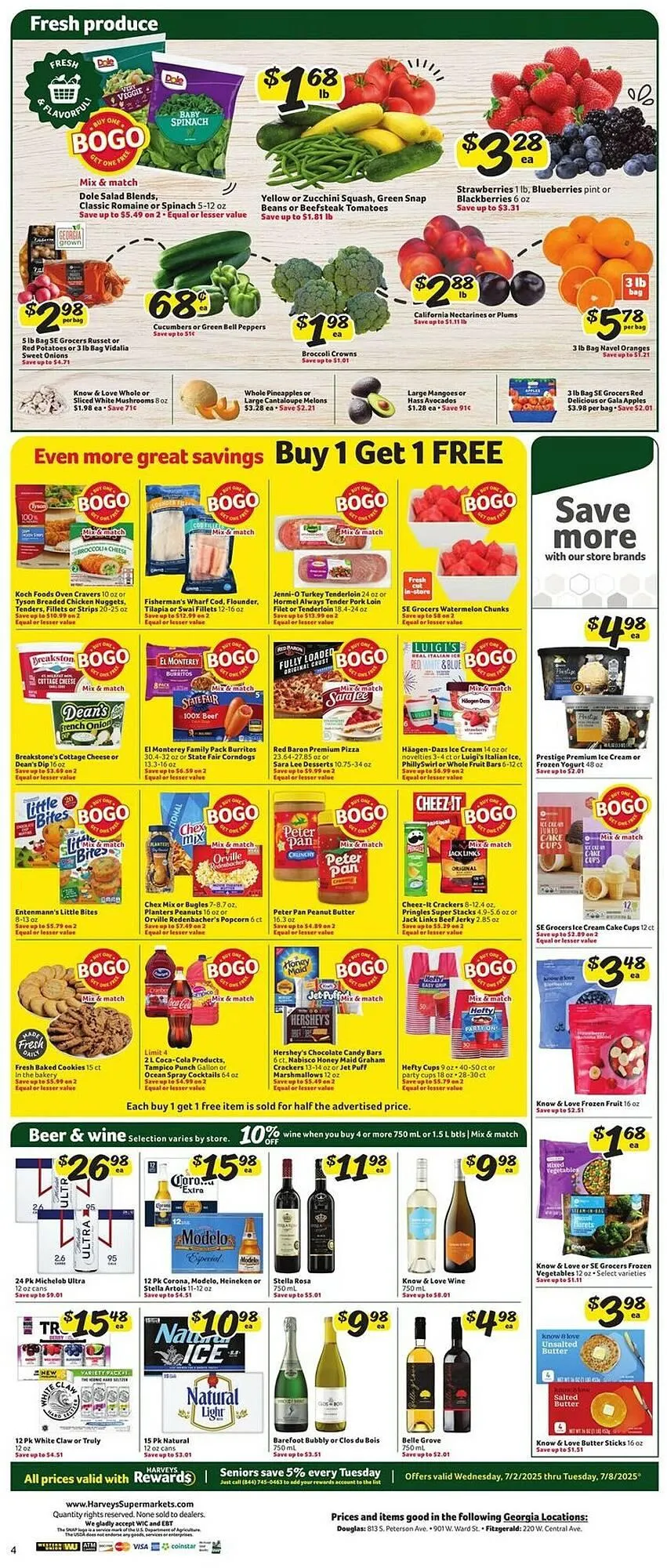 Weekly ad Harveys Supermarkets Weekly Ad from July 2 to July 8 2025 - Page 11