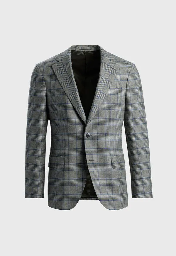 All Year Wool & Cashmere Plaid Jacket