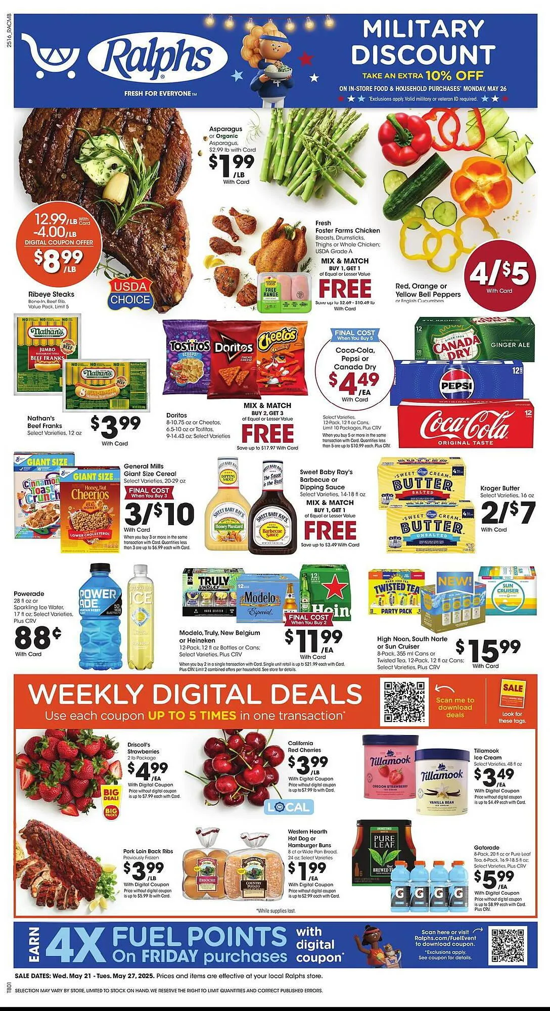 Weekly ad Ralphs Weekly Ad from May 21 to May 27 2025 - Page 1