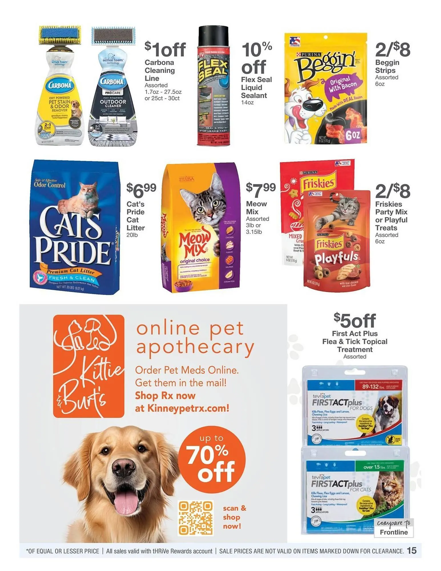 Weekly promotion Kinney Drugs Weekly Ad spanning from August 1 to August 31 2025 - Page 15 for Catalogue 365