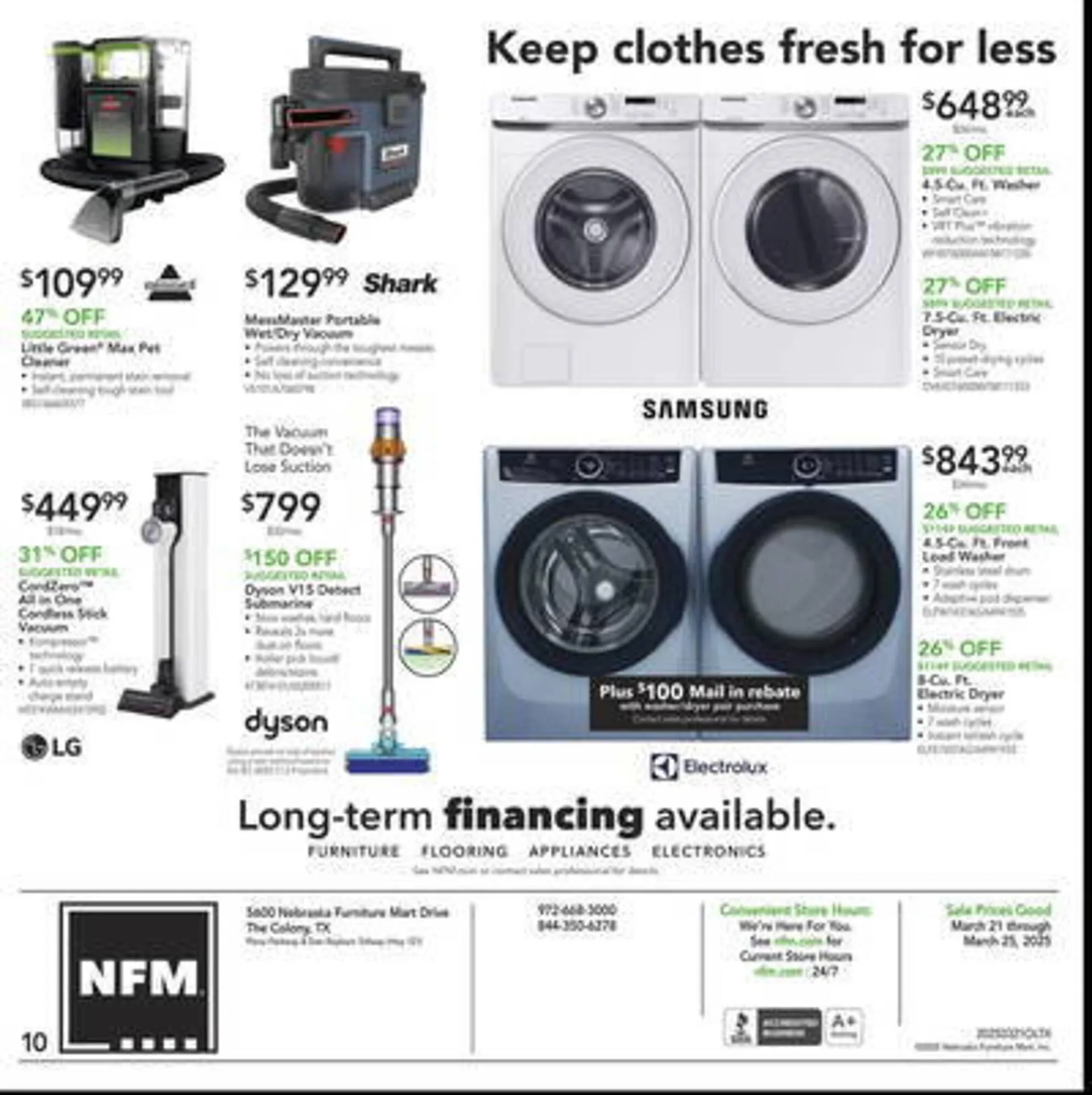 Weekly ad Nebraska Furniture Mart Weekly Ad from March 21 to March 25 2025 - Page 10