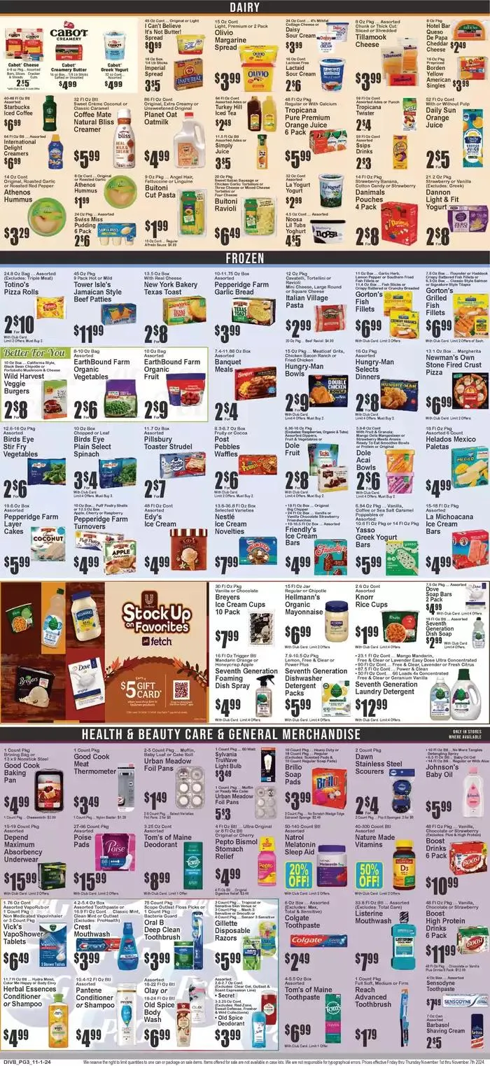 Weekly ad Exclusive deals for our customers from November 1 to November 7 2024 - Page 4