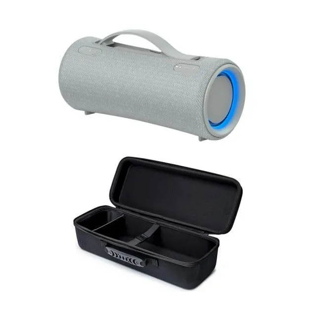 Sony SRS-XG300 Portable Bluetooth Speaker, Light Gray