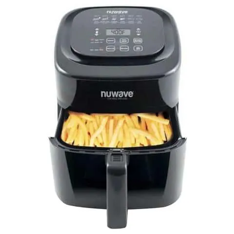 NuWave Brio Black 8 qt Programmable Digital Air Fryer