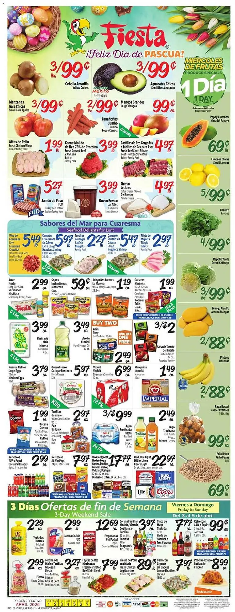 Fiesta Mart weekly ad - 1