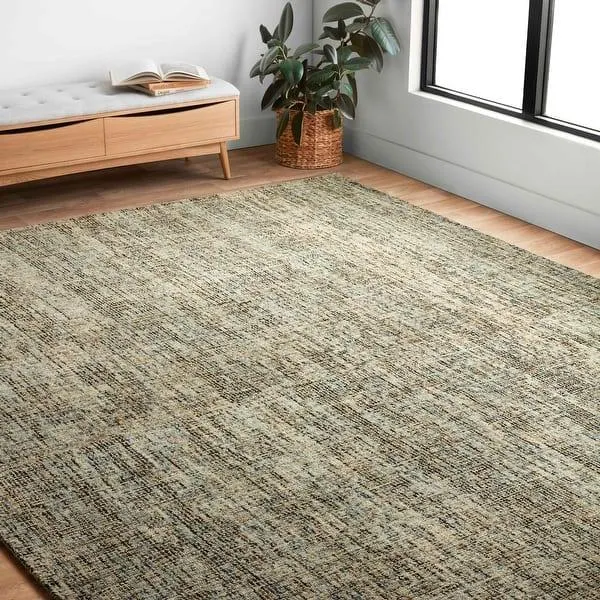 Alexander Home Sandstone Abstract Modern Hand-Tufted Area Rug