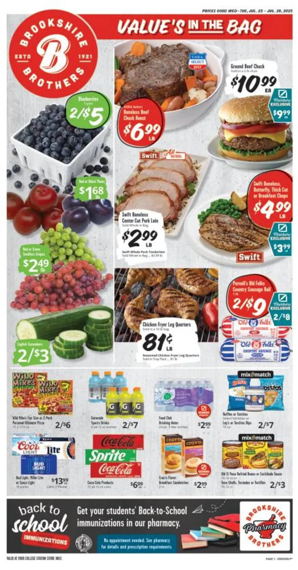 Brookshire Brothers Weekly Ad - 1