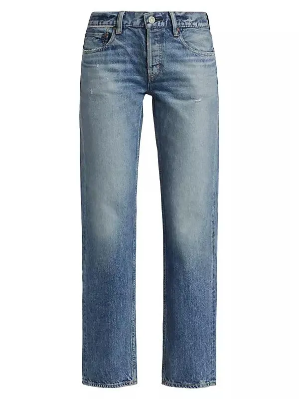 Trigg Low-Rise Straight-Leg Jeans