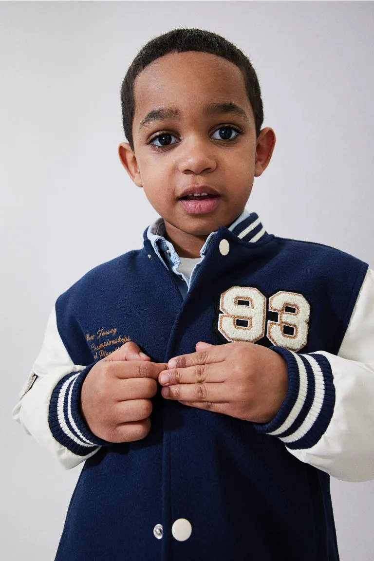 Embroidered Baseball Jacket