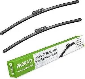 PARRATI® 24 Inch &19 inch of High Performance Premium All-Season Automotive Replacement Front Windshield Wiper Blades for BMW M3 328i M340i 335i 328d, Easy DIY Install(Set of 2)