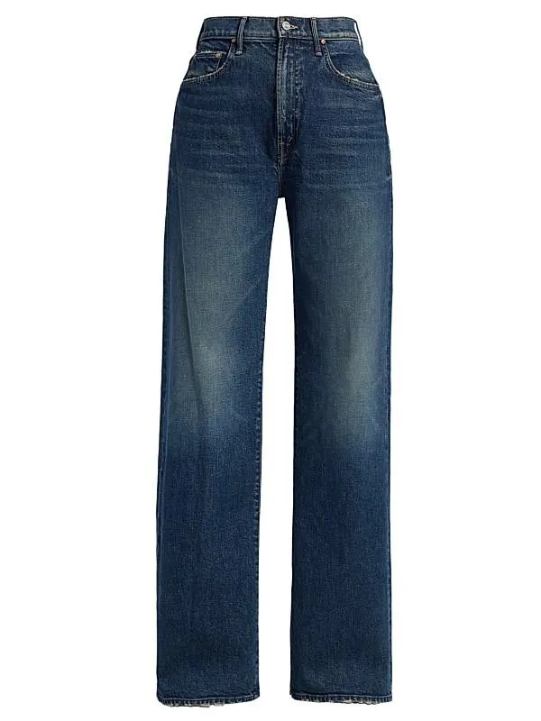 The Lasso Sneak High-Rise Straight-Leg Jeans