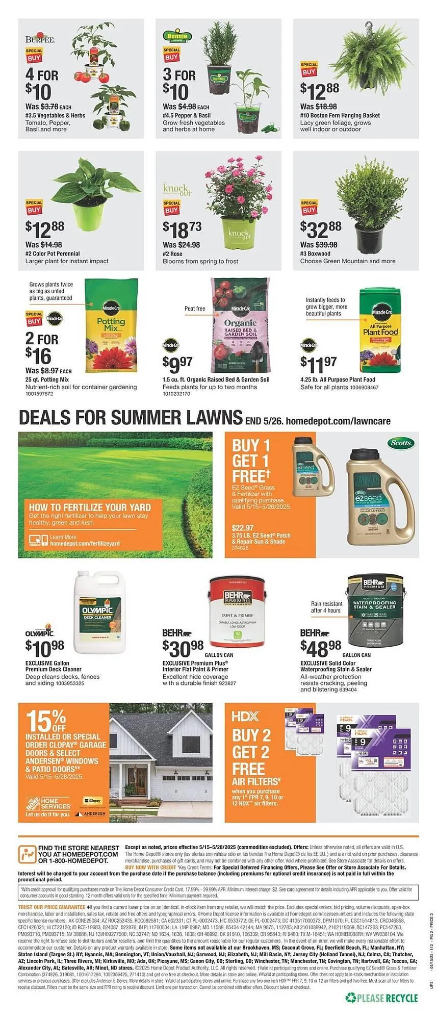 Weekly ad The Home Depot Weekly Ad from May 15 to May 28 2025 - Page 2