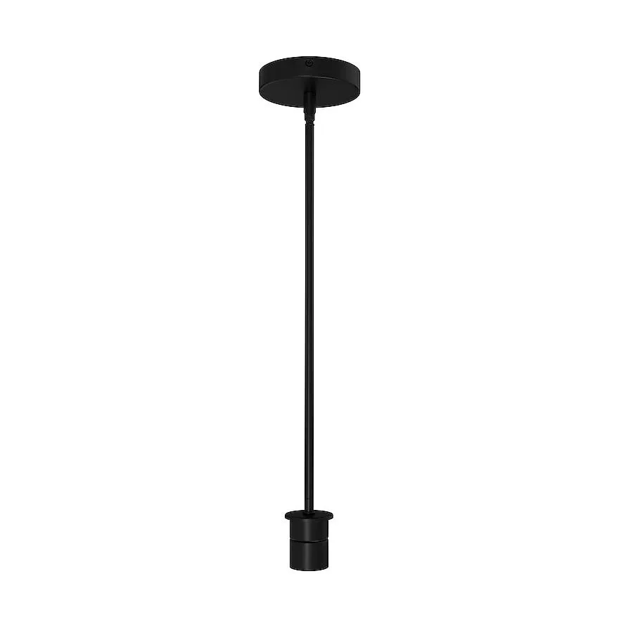 Style Selections Mix and Match 1 -Light Matte black Transitional Cylinder Mini Hanging Pendant light