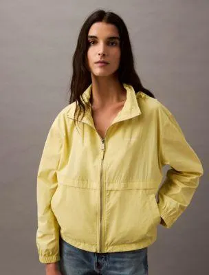 Nylon Windbreaker Jacket