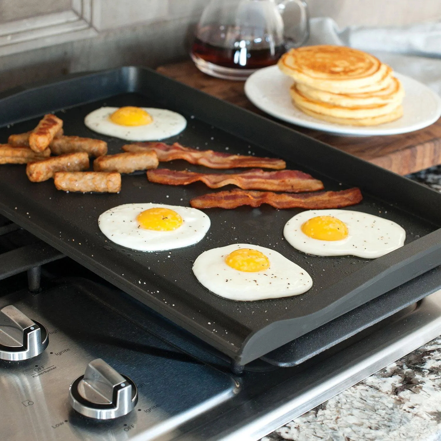 Nordic Ware Ceramic Nonstick Double Backsplash Griddle