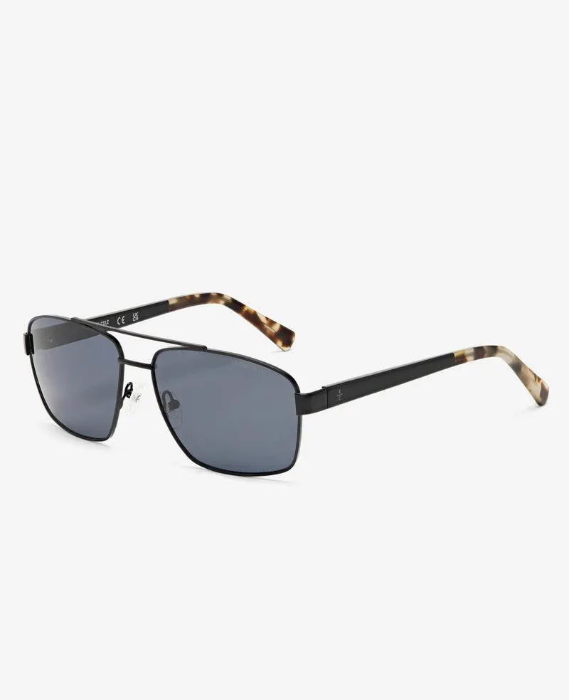 Square Metal Navigator Sunglasses -