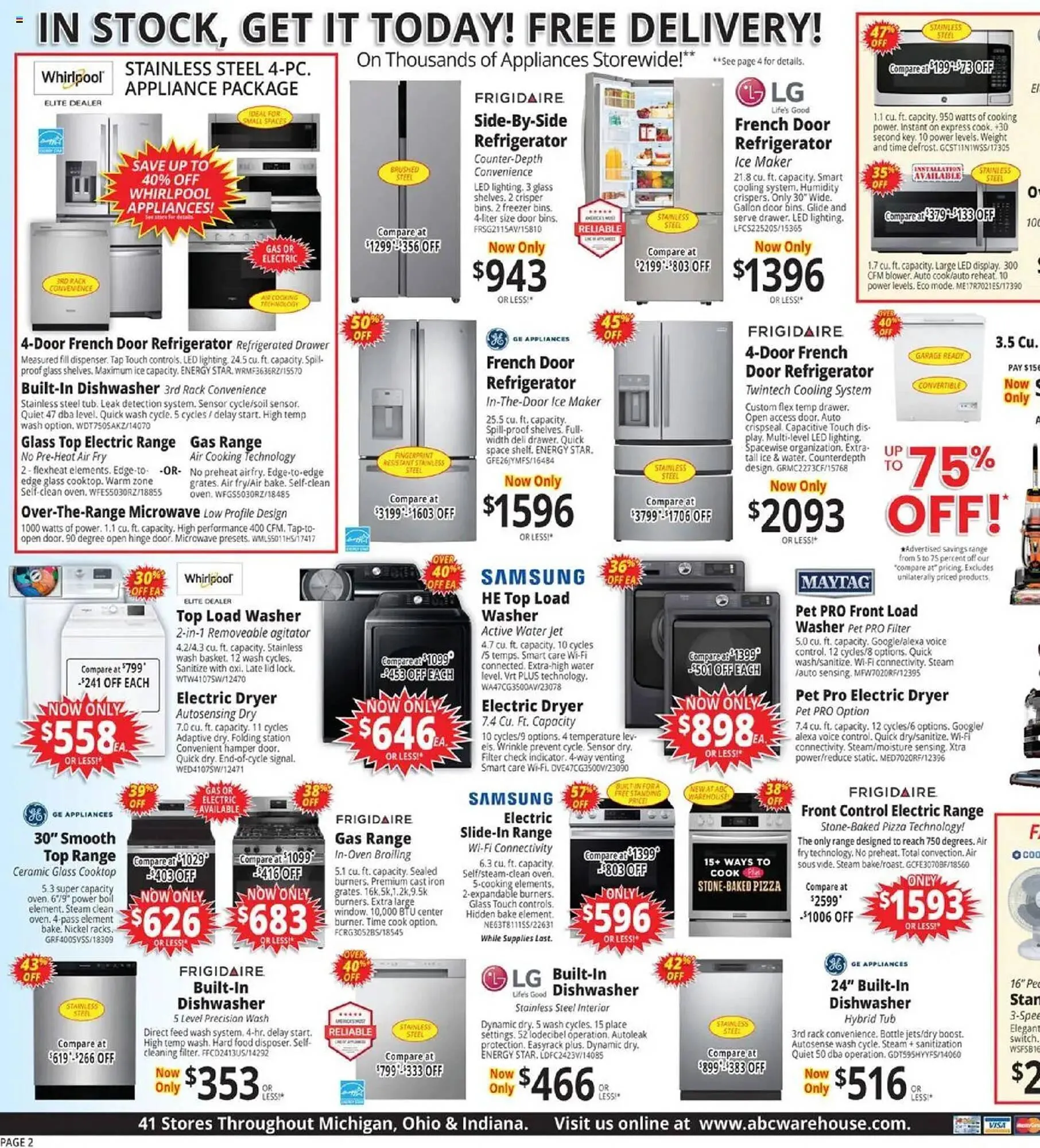 Weekly ad ABC Warehouse weekly ad from October 5 to October 12 2025 - Page 2