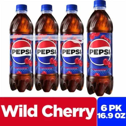Pepsi Cola® Wild Cherry Soda Bottles