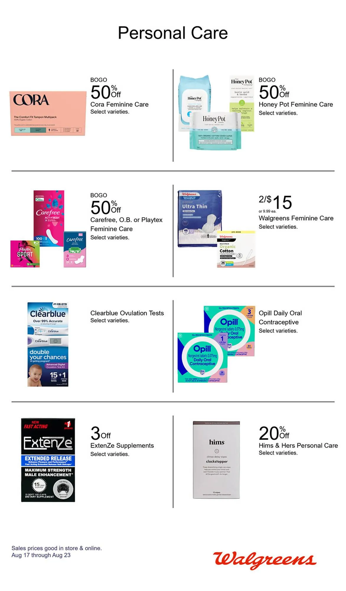 Weekly ad Walgreens Weekly Ad from August 17 to August 23 2025 - Page 23