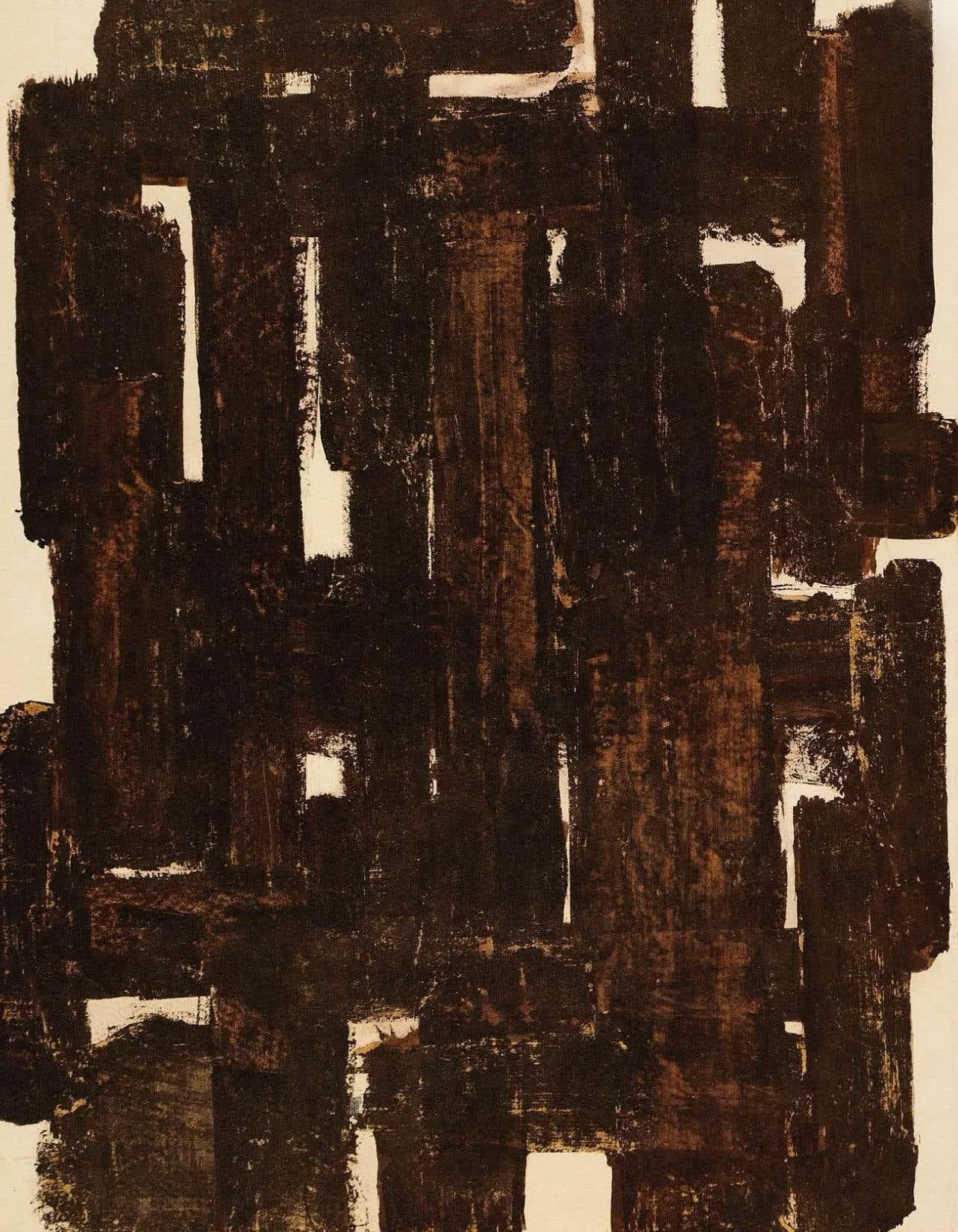 Soulages, Sans titre, Pierre Soulages, Peintres d'aujourd'hui (after)