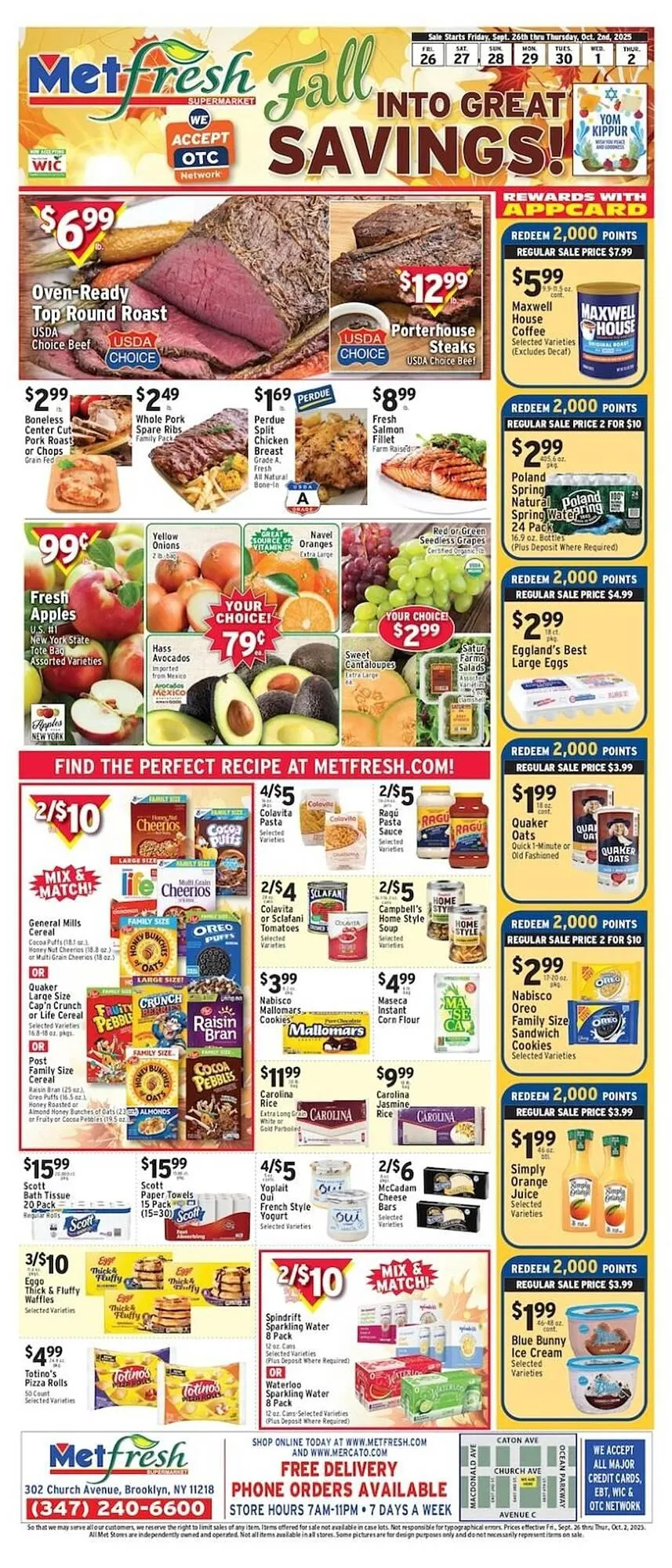 Weekly ad Met Foodmarkets weekly ad from September 26 to October 2 2025 - Page 1