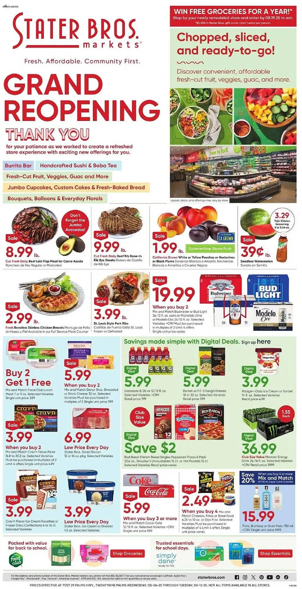 Stater Bros Weekly Ad - 1