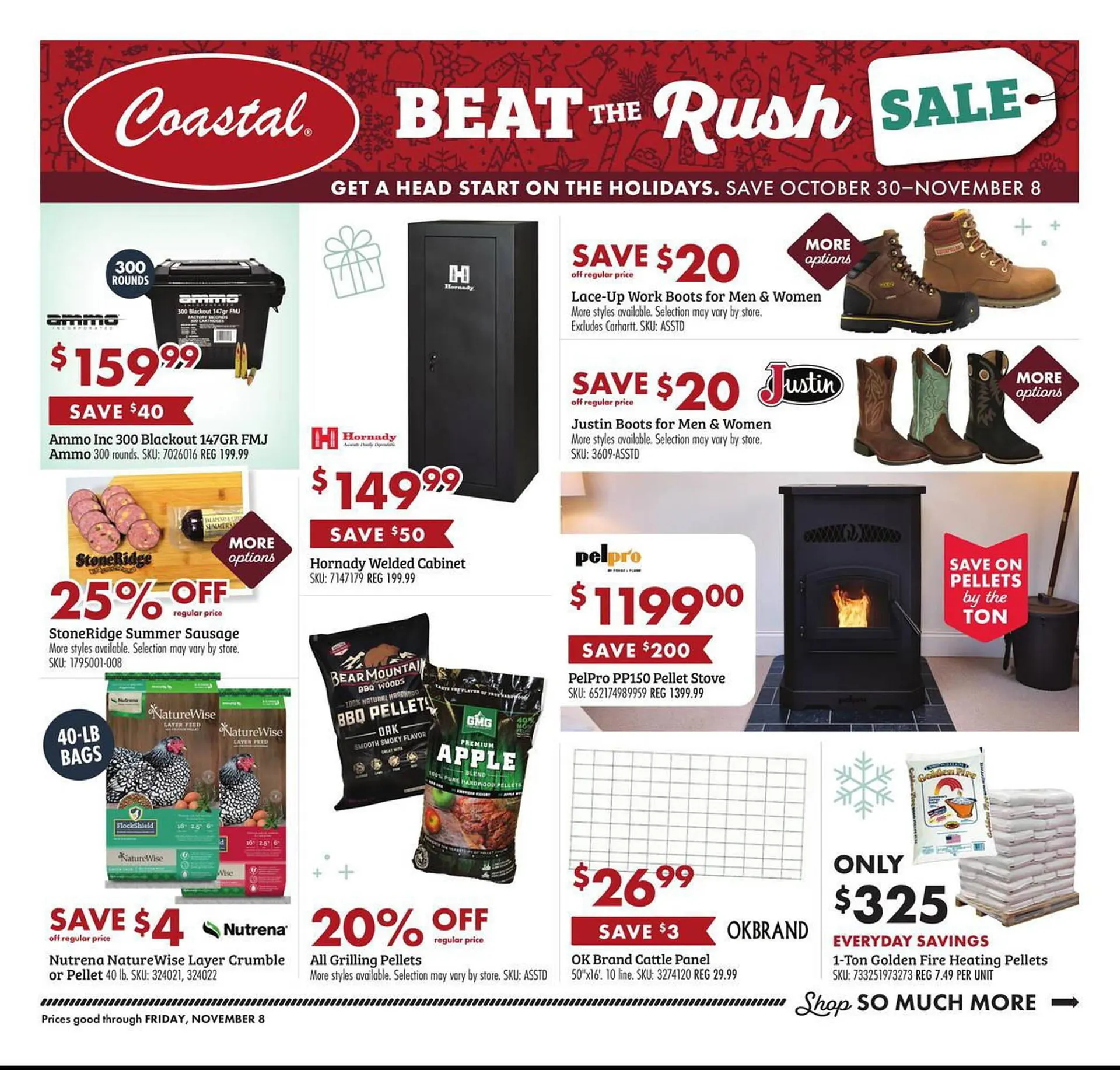 Weekly ad Coastal Farm & Ranch Weekly Ad from October 30 to November 8 2024 - Page 1