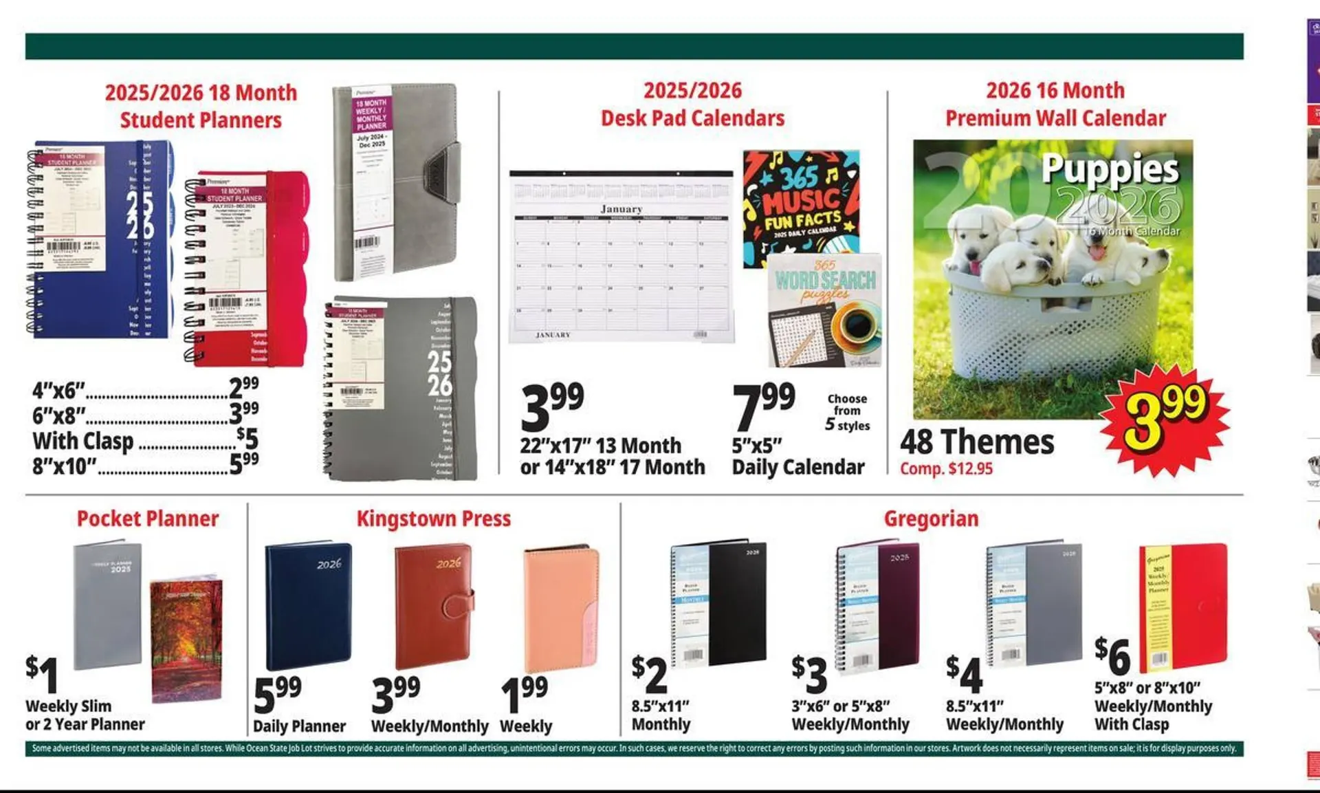 Weekly ad Ocean State Job Lot flyer from November 27 to December 3 2025 - Page 26