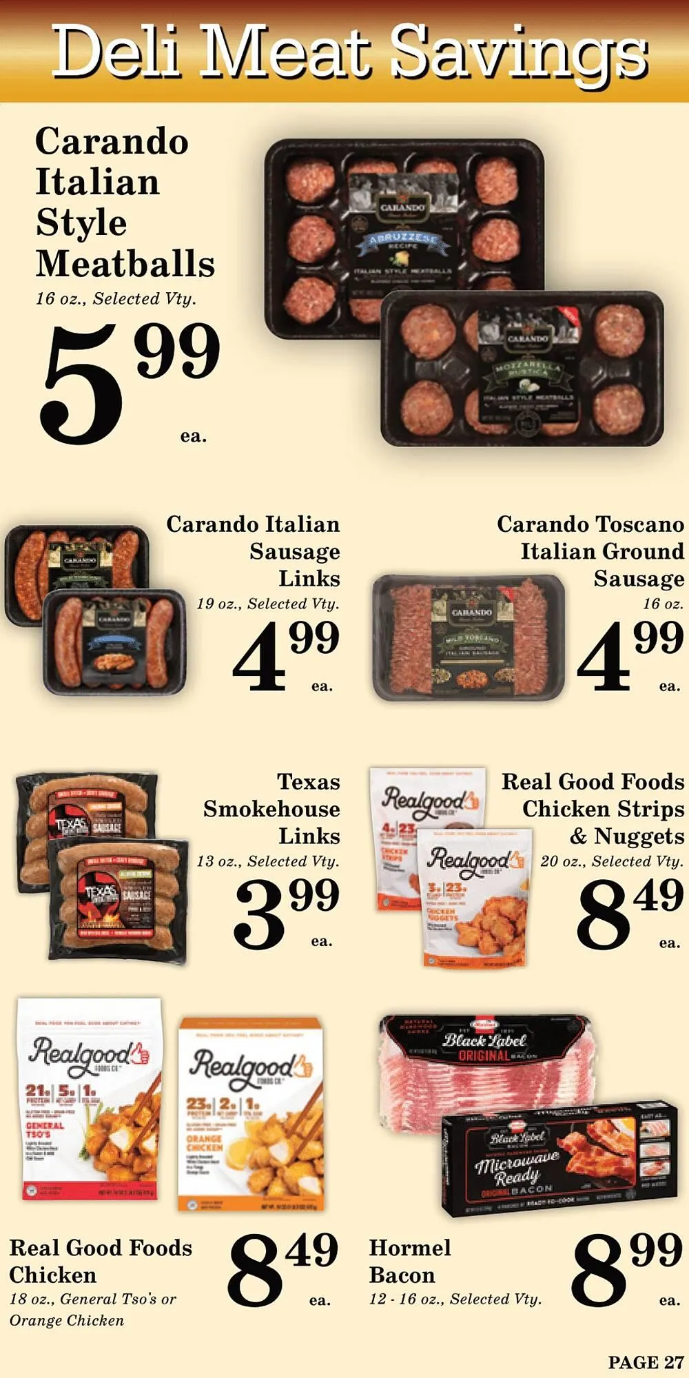 Weekly ad Harvest Foods weekly ad from November 5 to December 2 2025 - Page 28