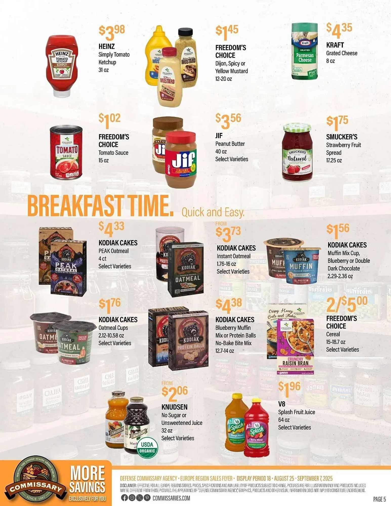 Weekly ad Commissary Weekly Ad from August 25 to September 7 2025 - Page 5