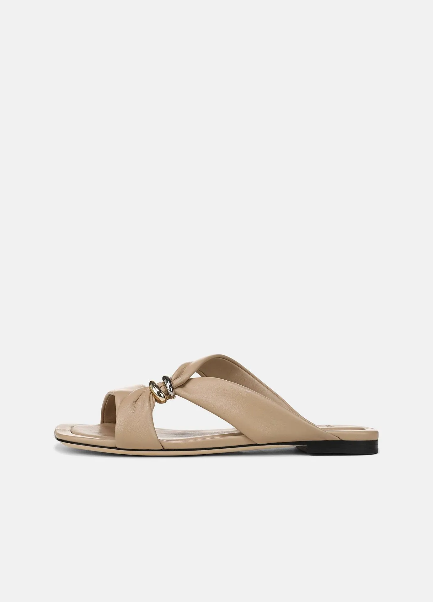 Vilma Leather Slide Sandal