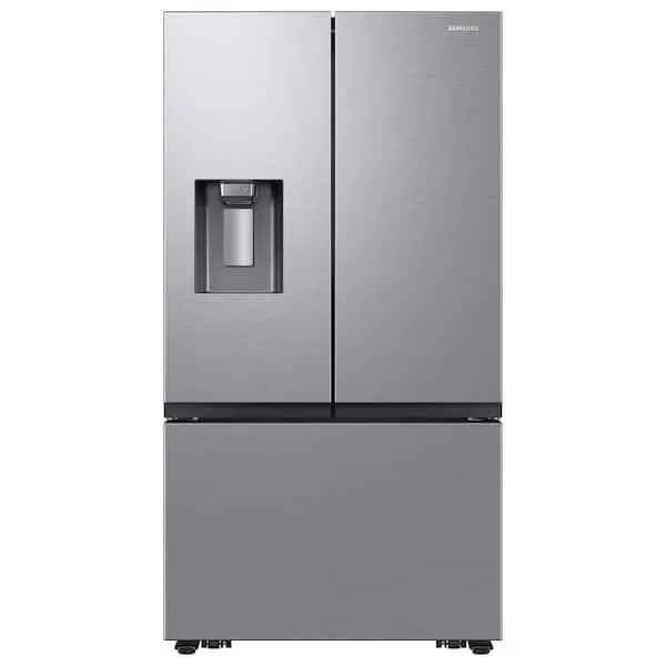 26 cu. ft. 3-Door French Door Counter-Depth Refrigerator with External water and ice dispenser in Stainless Steel