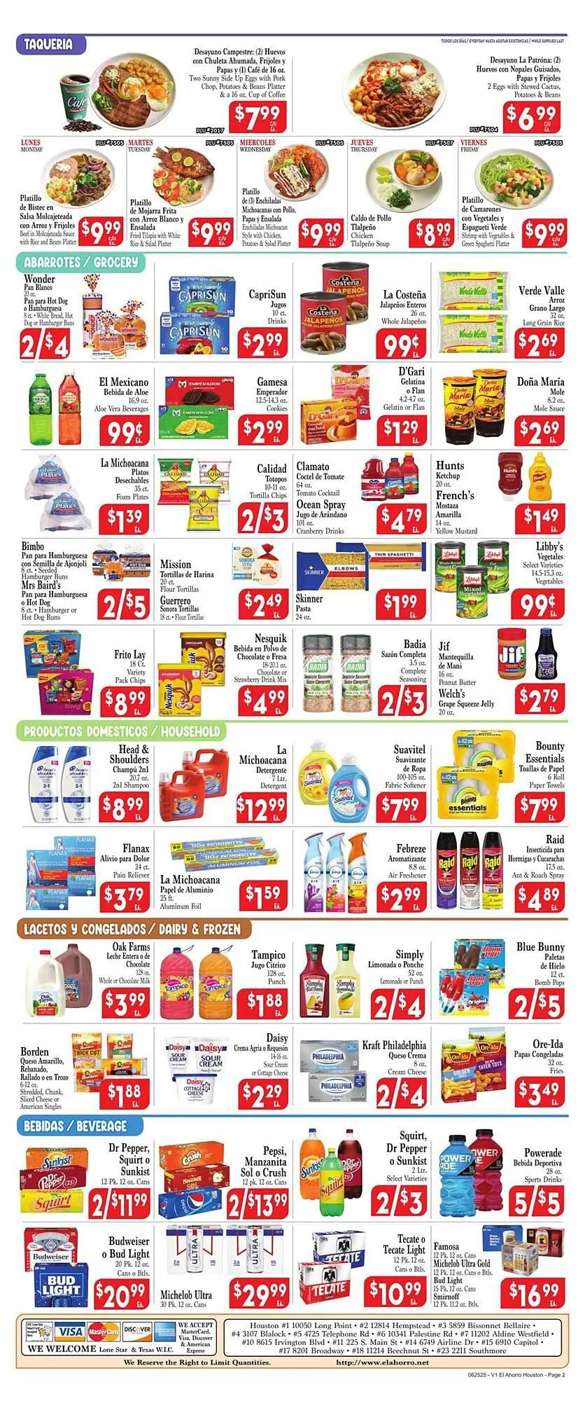 Weekly ad El Ahorro Weekly Ad from July 2 to July 8 2025 - Page 2