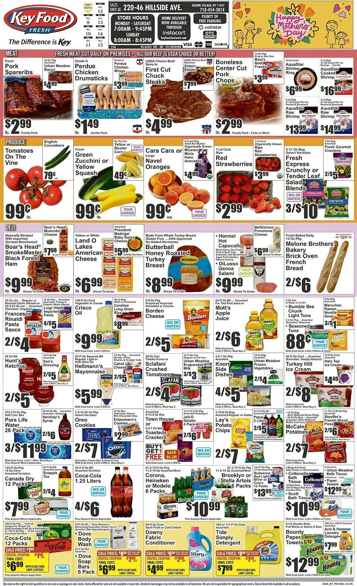 Weekly ad Key Food Weekly Ad from May 9 to May 15 2025 - Page 1