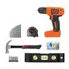 8V MAX* Cordless Drill & Essential Hand Tools Project Kit