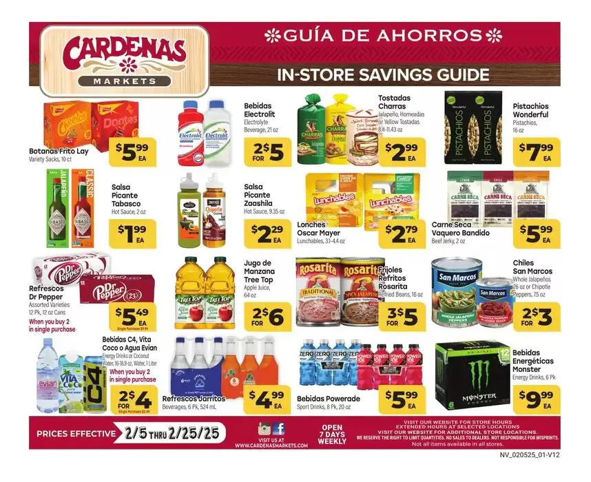 Weekly ad Wide range of offers from February 5 to February 25 2025 - Page 1