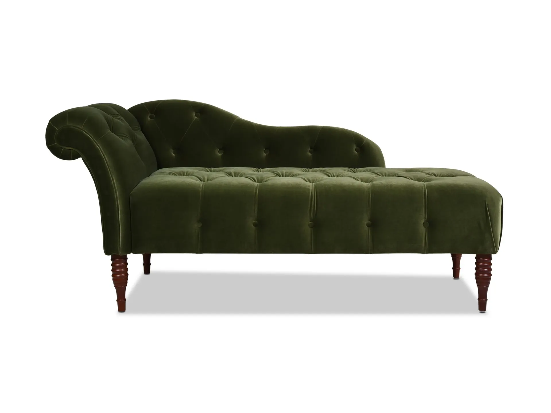 Samuel Tufted Roll Arm Chaise Lounge