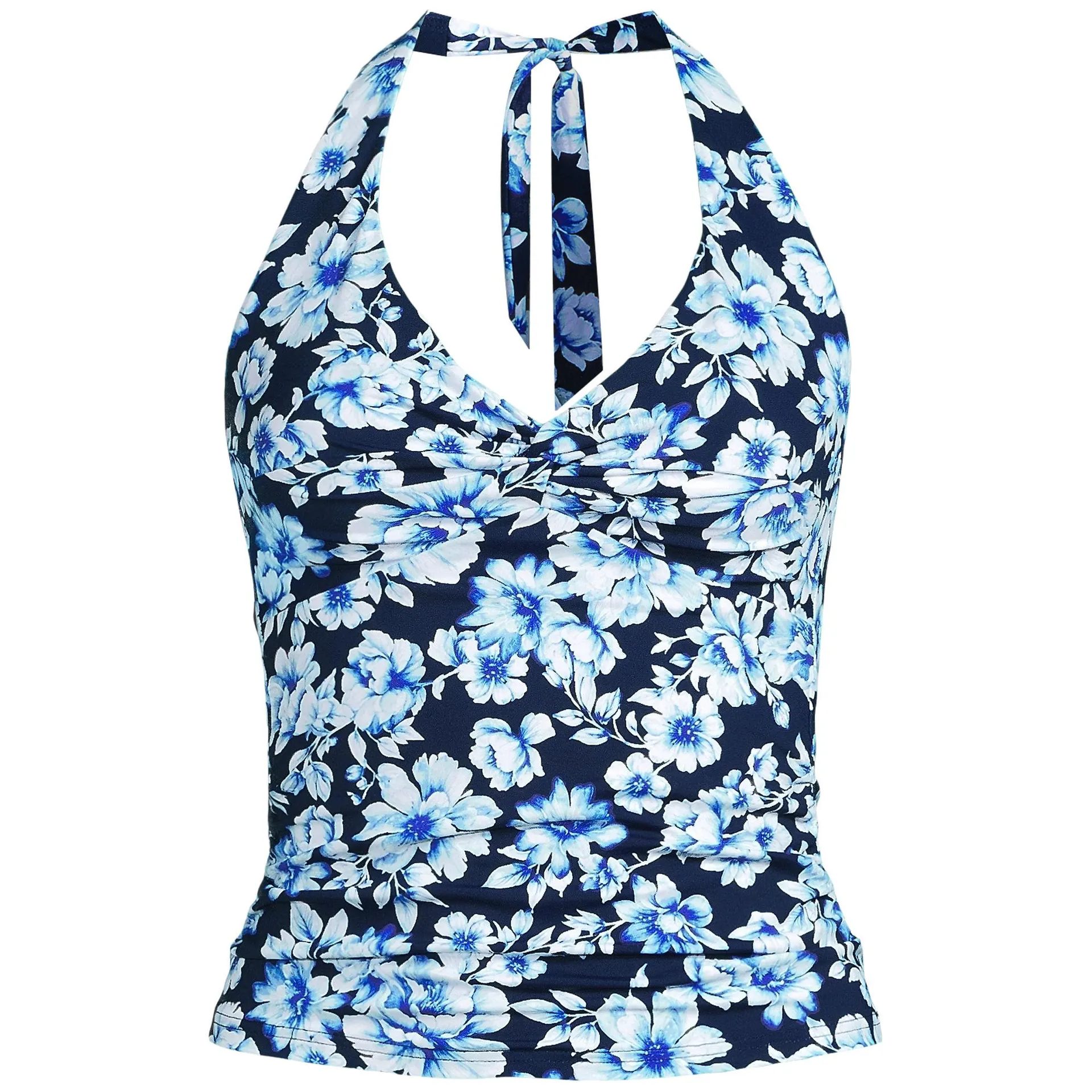 Women's Twist Halter Tankini Top
