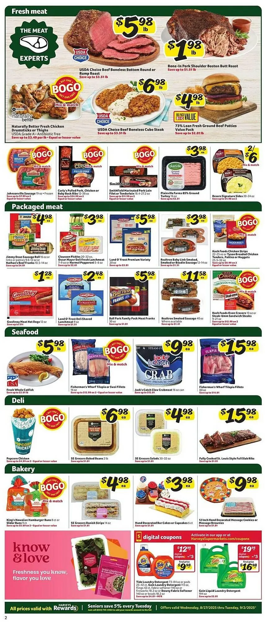 Weekly ad Harveys Supermarkets Weekly Ad from August 27 to September 2 2025 - Page 4