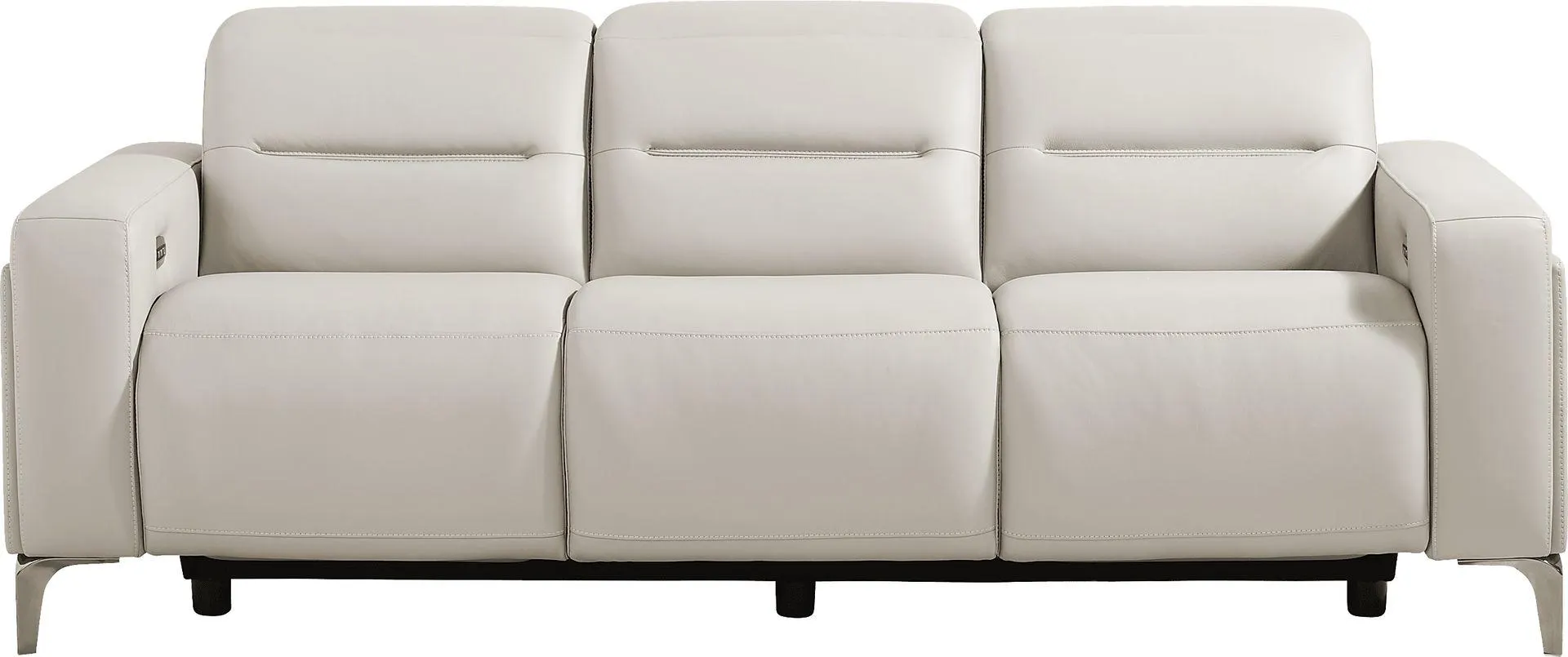 Amalfi Leather Dual Power Reclining Sofa