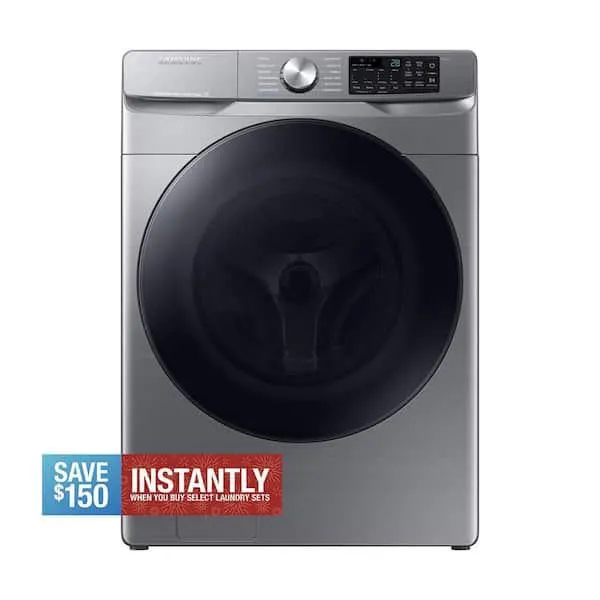 4.5 cu. ft. Smart High-Efficiency Front Load Washer with Super Speed in Platinum