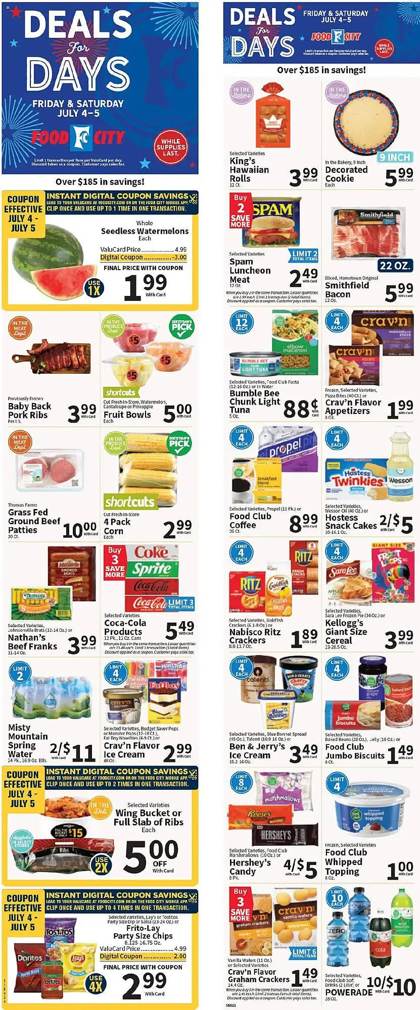 Weekly ad Food City Weekly Ad from July 2 to July 9 2025 - Page 1
